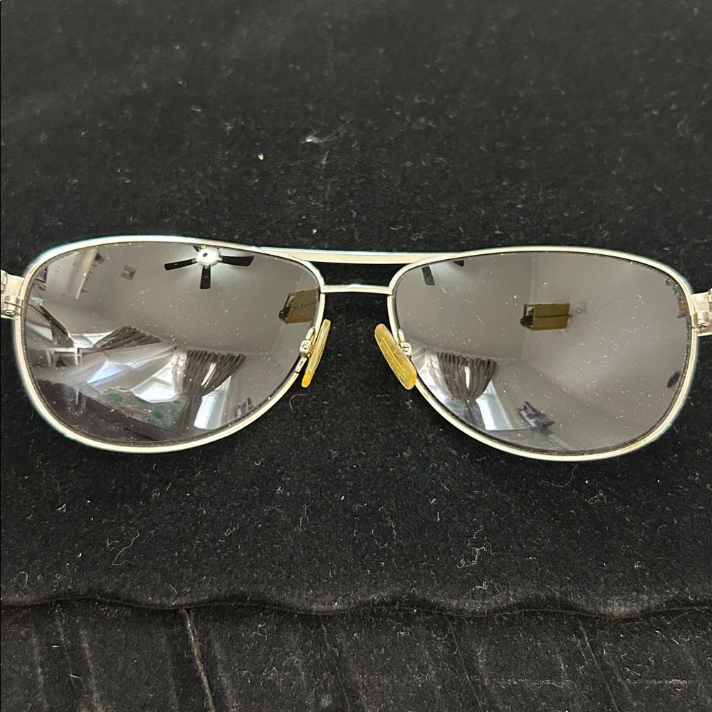 Hugo Boss Silver Metal Aviator Sunglasses